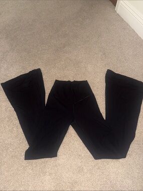 aerie Black Flare Leggings